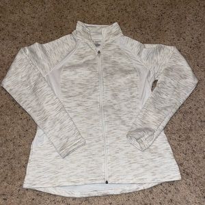 Womens athletic zip up jacket